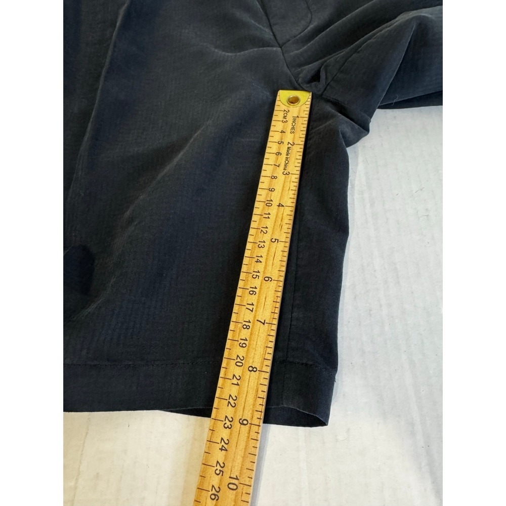 Turnbury Mens Pleated‎ Golf Shorts Size 40 Black Poly Rayon Blend Casual - Picture 6 of 7